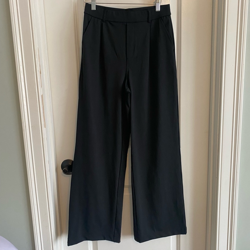 HALARA Black High Waist Women's Work Pants
